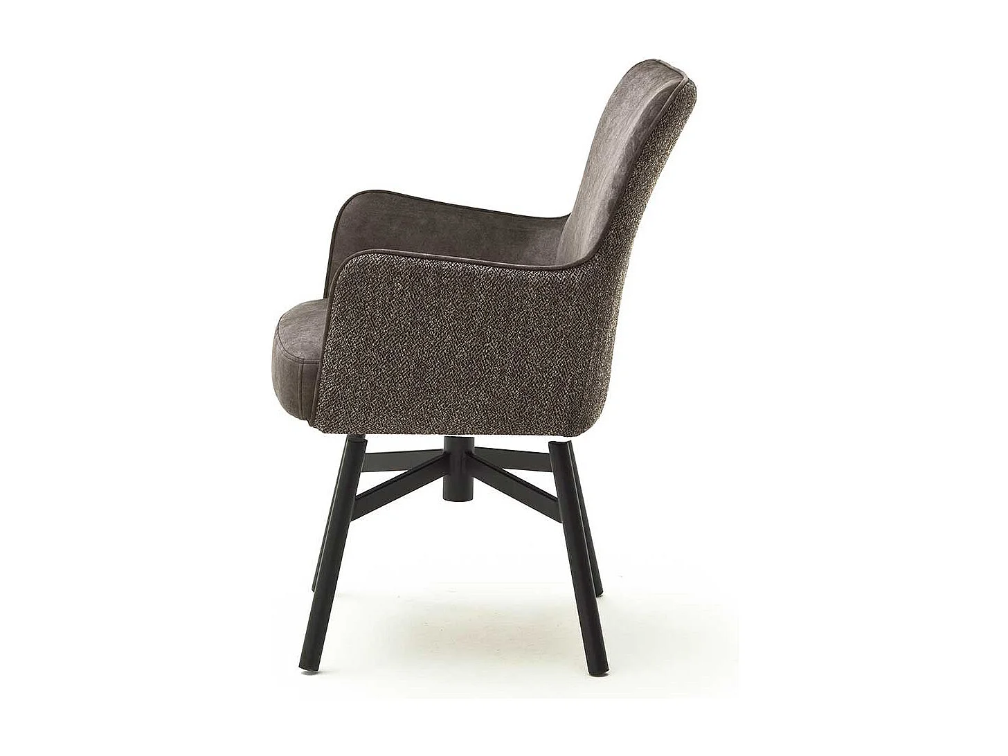 Armlehnen Esstisch St�hle in Hellbraun Stoff Armlehnen (2er Set)