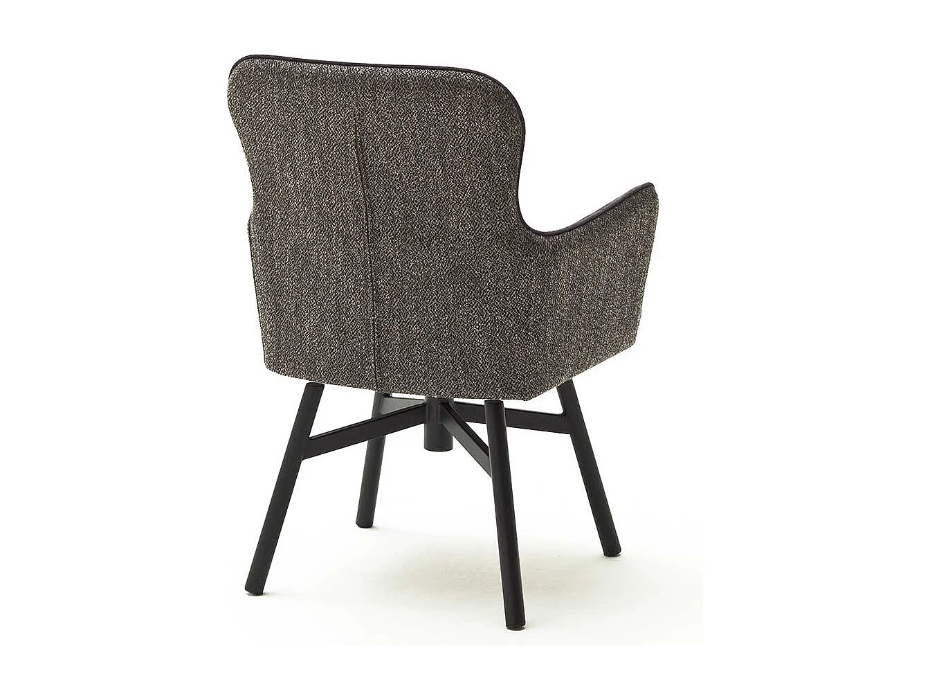 Armlehnen Esstisch St�hle in Hellbraun Stoff Armlehnen (2er Set)