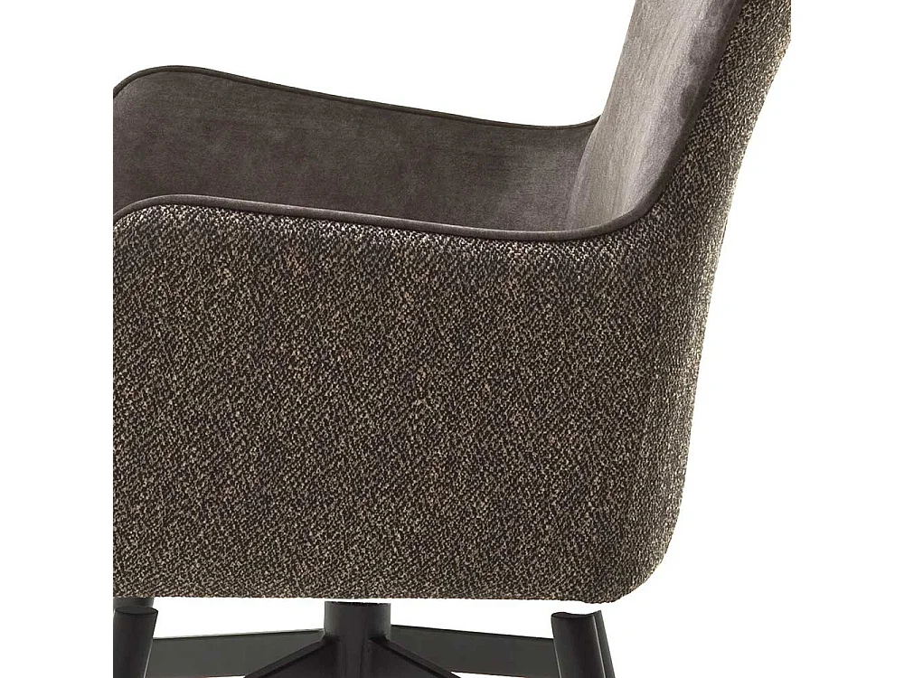 Armlehnen Esstisch St�hle in Hellbraun Stoff Armlehnen (2er Set)