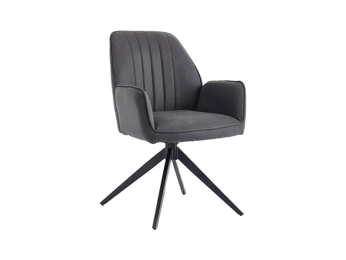 Polsterstuhl Esszimmerstuhl aus Microfaser mit Gestell aus Metall (2er Set)