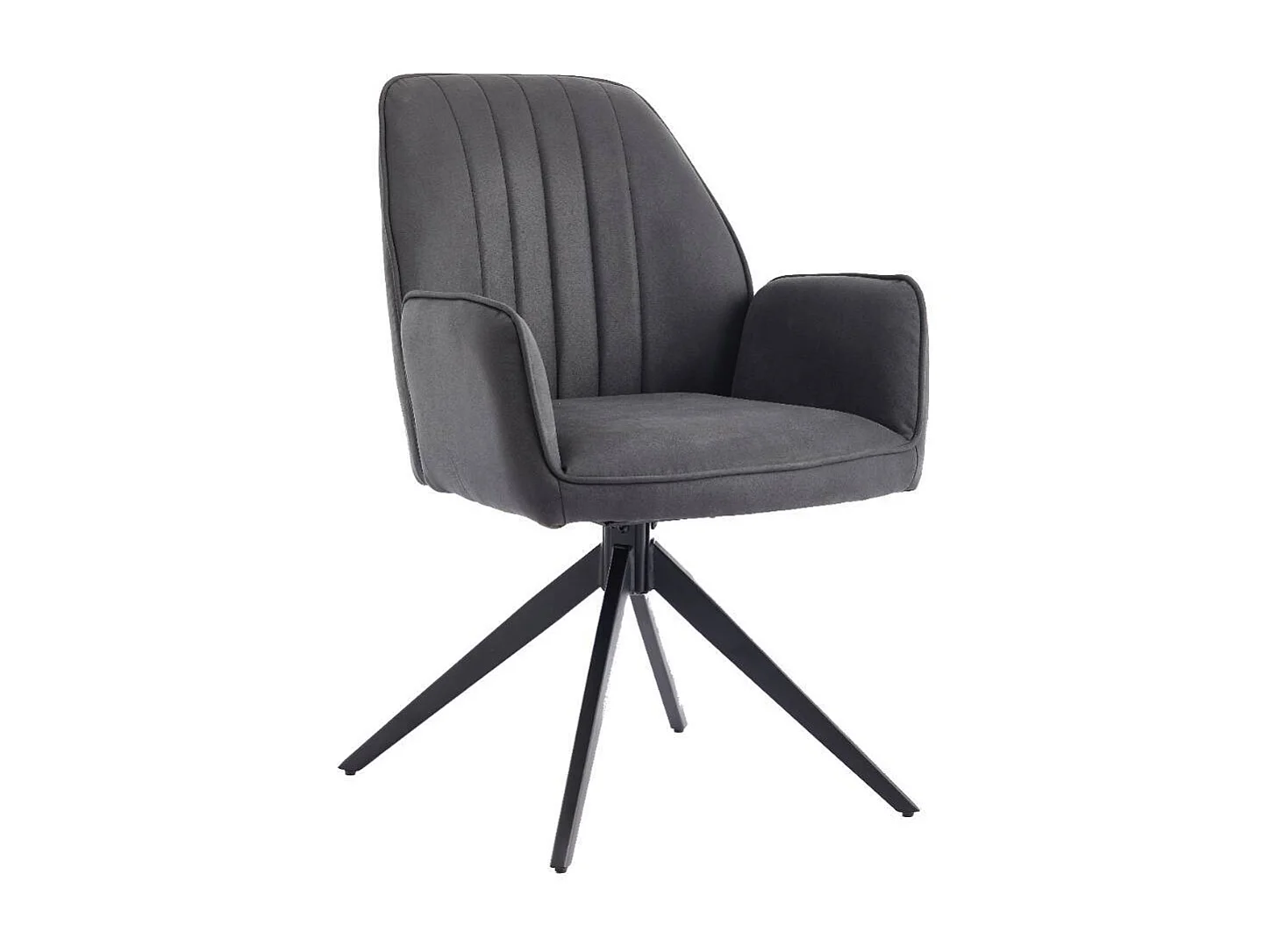 Polsterstuhl Esszimmerstuhl aus Microfaser mit Gestell aus Metall (2er Set)