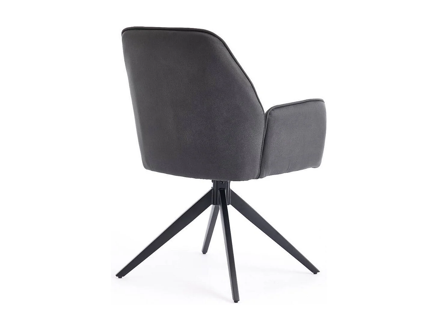 Polsterstuhl Esszimmerstuhl aus Microfaser mit Gestell aus Metall (2er Set)