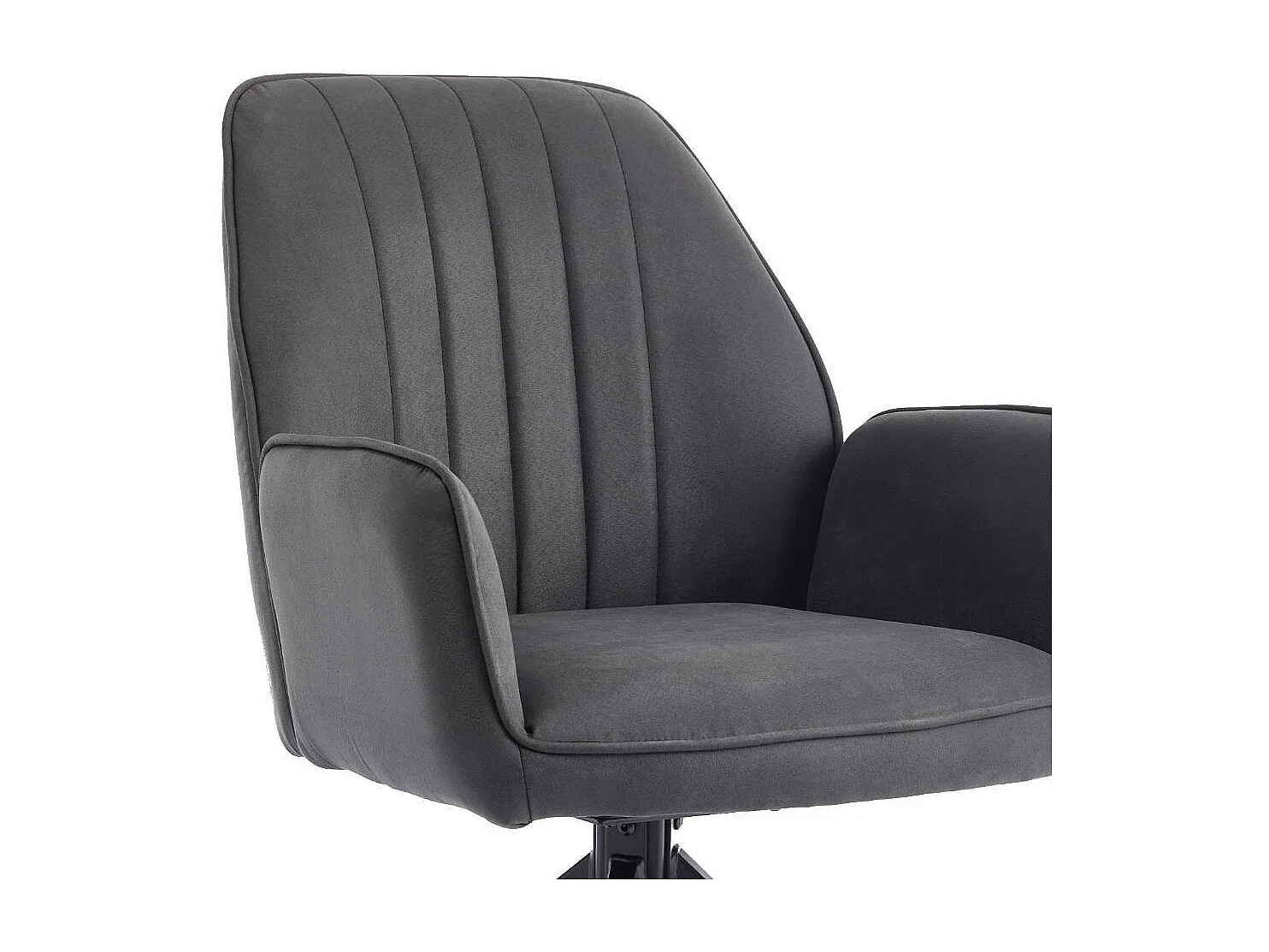 Polsterstuhl Esszimmerstuhl aus Microfaser mit Gestell aus Metall (2er Set)