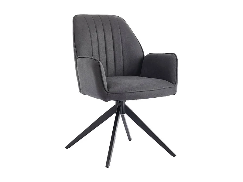 Polsterstuhl Esszimmerstuhl aus Microfaser mit Gestell aus Metall (2er Set)