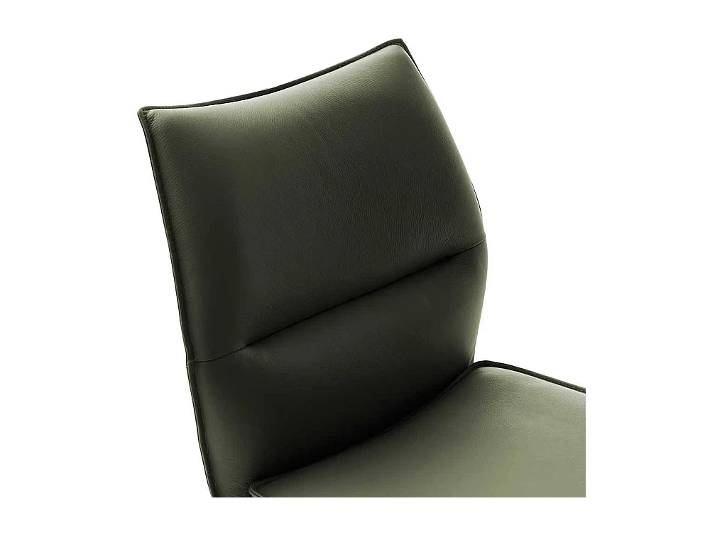 Esstisch Stühle Stuhl Küche drehbar aus Echtleder (2er Set)