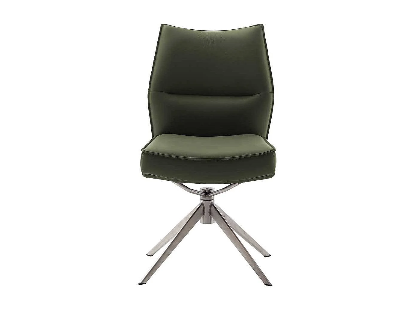 Esstisch Stühle Stuhl Küche drehbar aus Echtleder (2er Set)