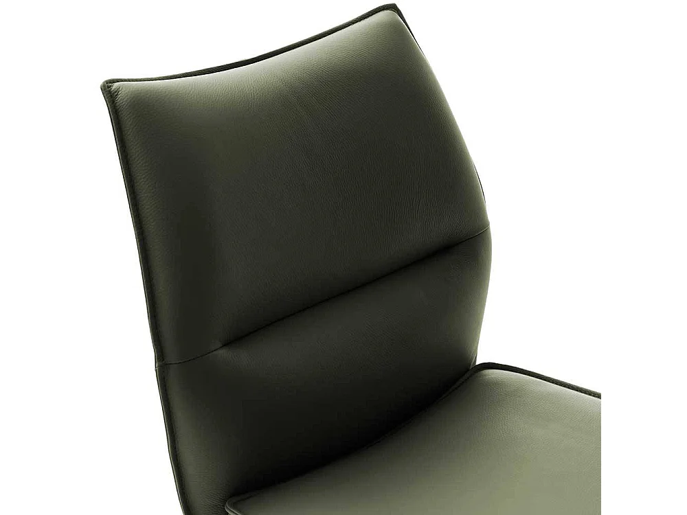 Esstisch Stühle Stuhl Küche drehbar aus Echtleder (2er Set)