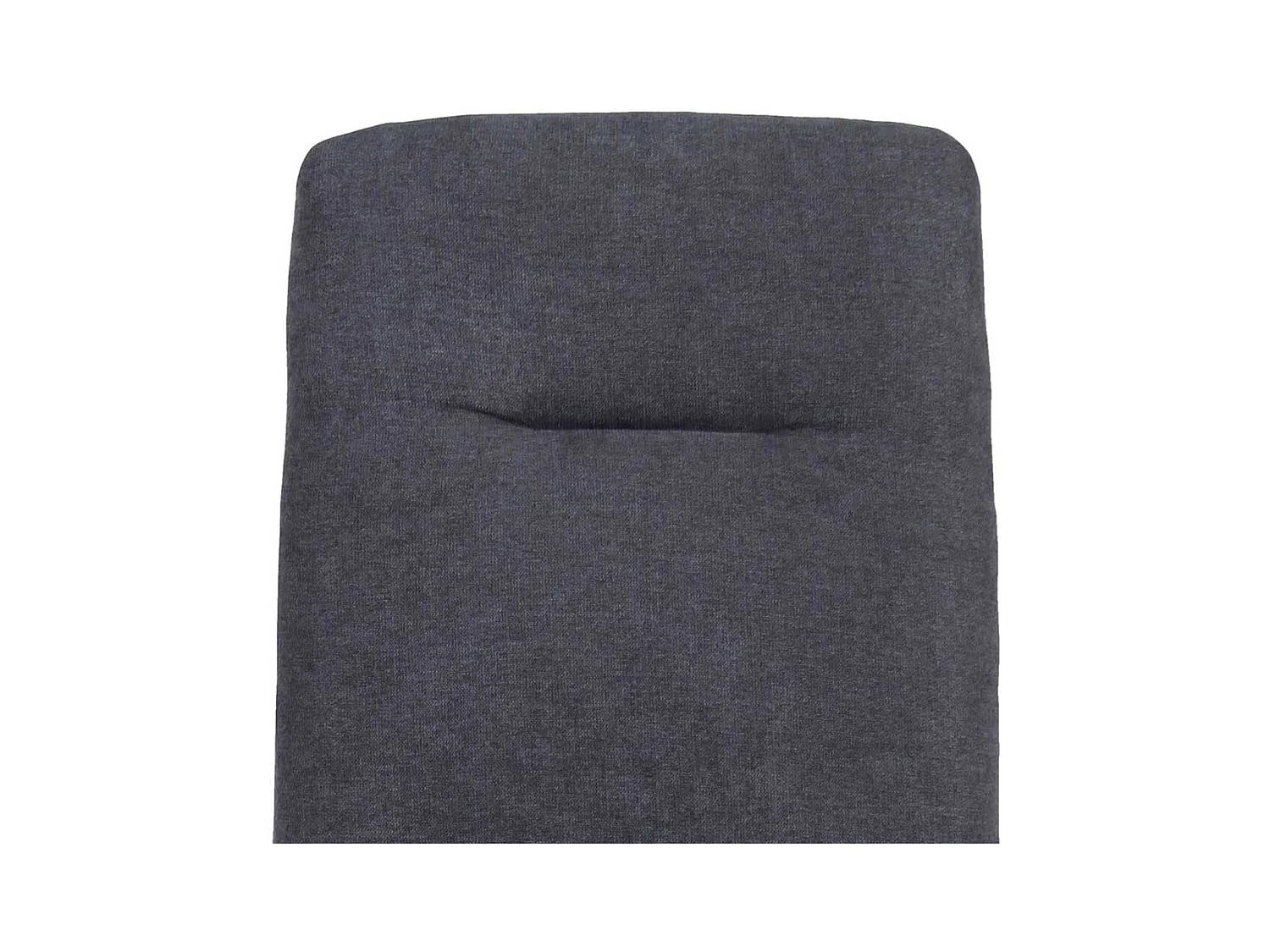 Esstisch Stühle in Dunkelgrau Webstoff Metallgestell (2er Set)