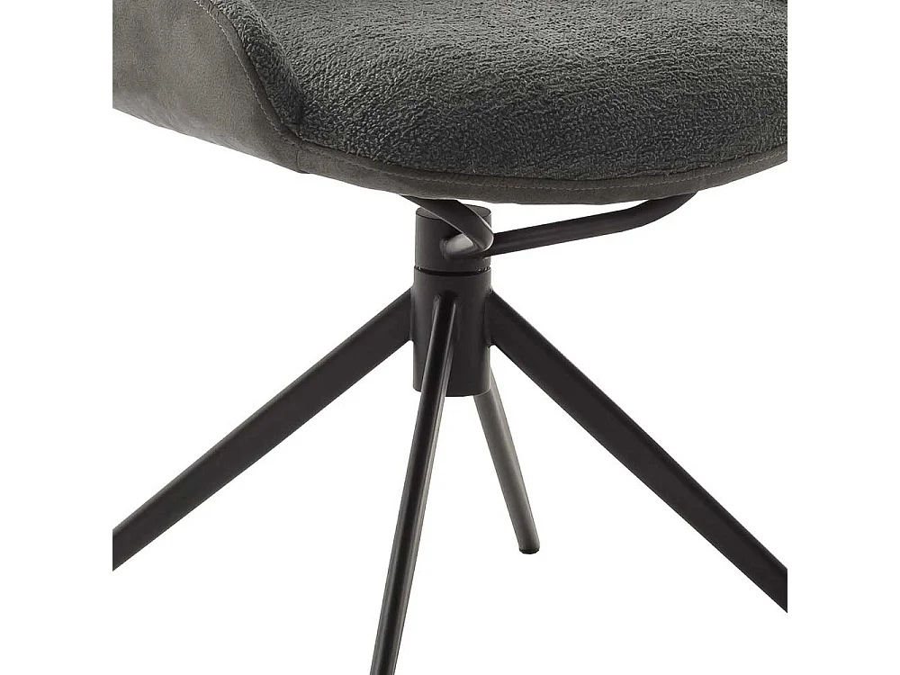 Stuhl Esszimmer mit Taschenfederkern drehbar (2er Set)