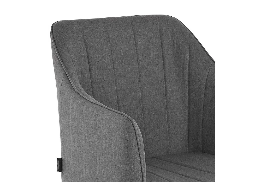 Polsterstuhl Esszimmer in Anthrazit und Schwarz Gestell aus Metall (2er Set)