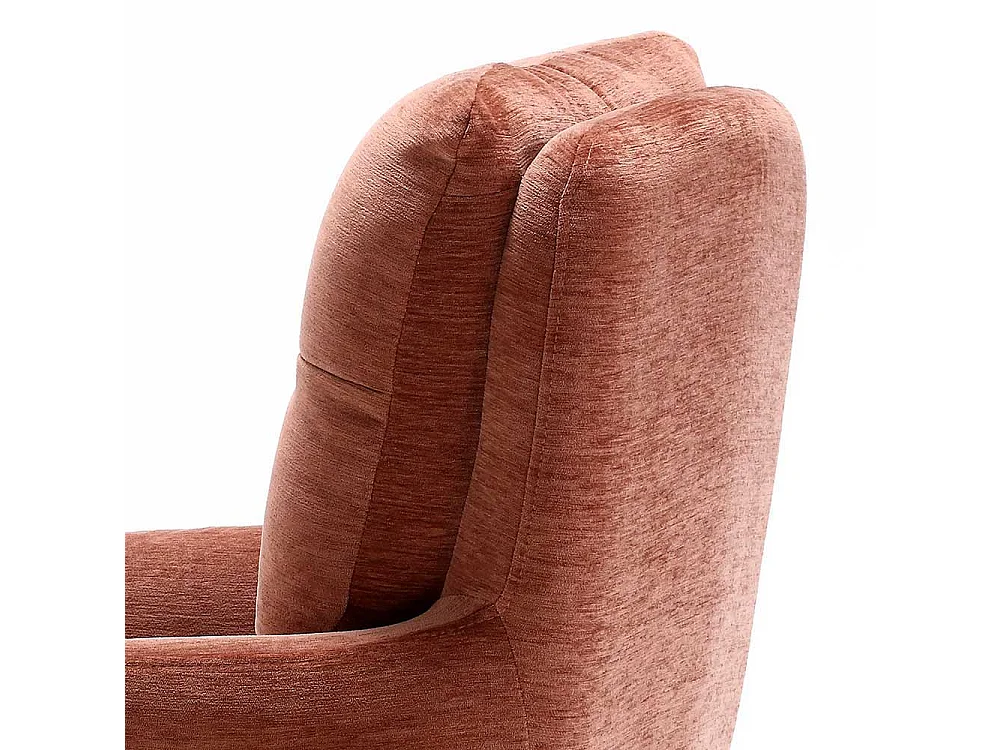 Armlehnstuhl Esszimmerstuhl in Kupferfarben drehbar (2er Set)