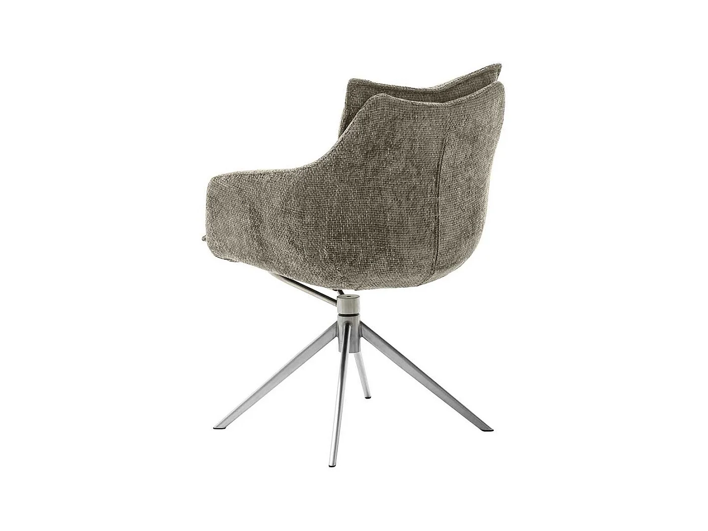 Esstisch Stühle Taupe mit Armlehnen drehbar (2er Set)