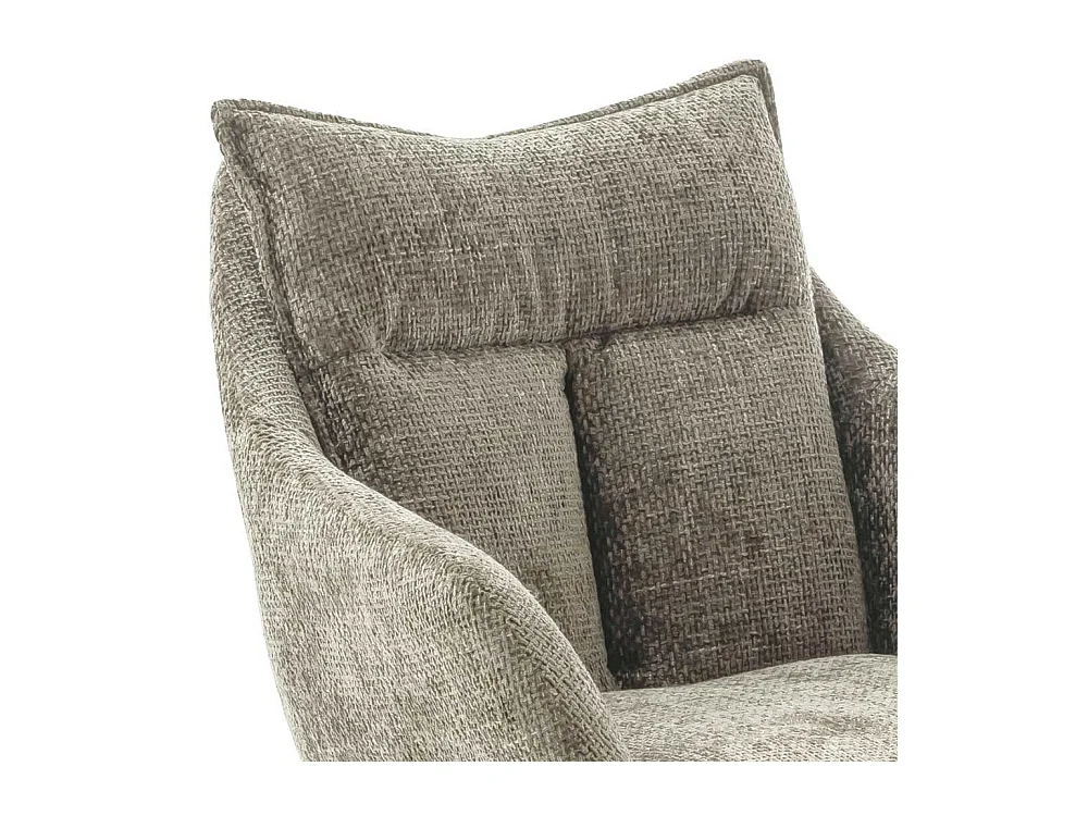 Esstisch Stühle Taupe mit Armlehnen drehbar (2er Set)