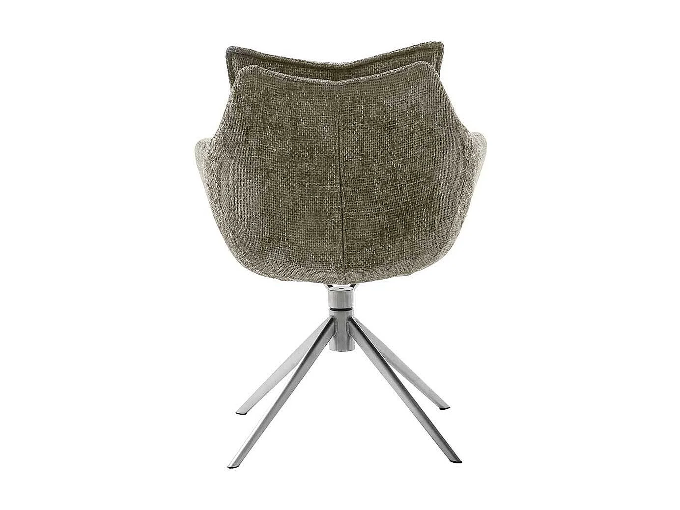 Esstisch Stühle Taupe mit Armlehnen drehbar (2er Set)