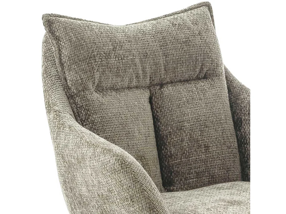 Esstisch Stühle Taupe mit Armlehnen drehbar (2er Set)