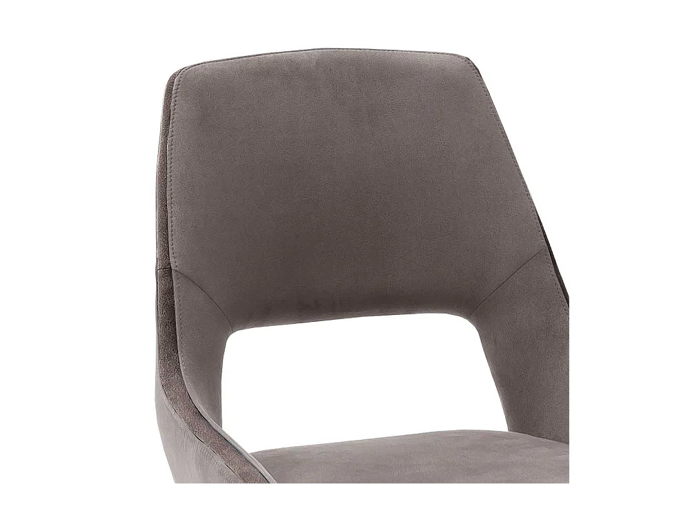 Esszimmerstühle in Hellbraun Microfaser modern (2er Set)