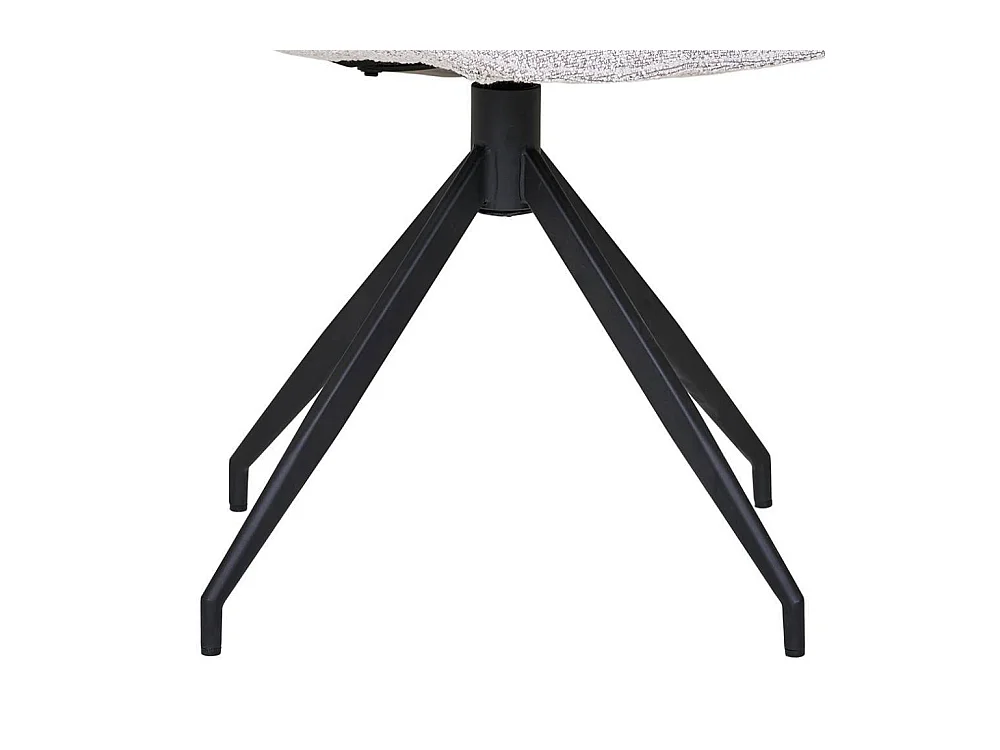 Polsterstuhl Küchenstuhl in Beige und Schwarz (2er Set)