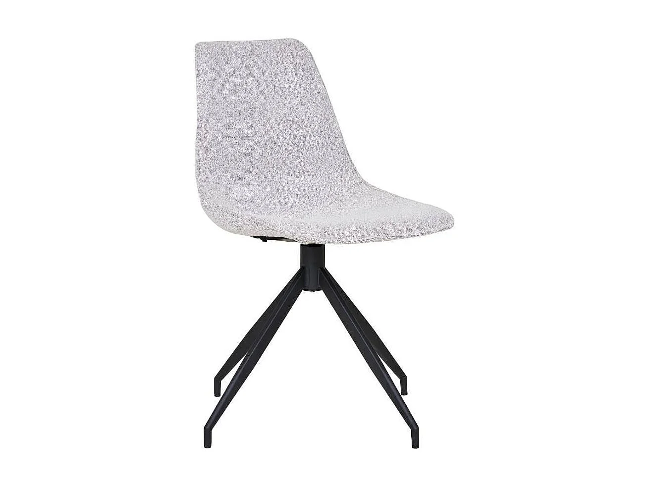 Polsterstuhl Küchenstuhl in Beige und Schwarz (2er Set)