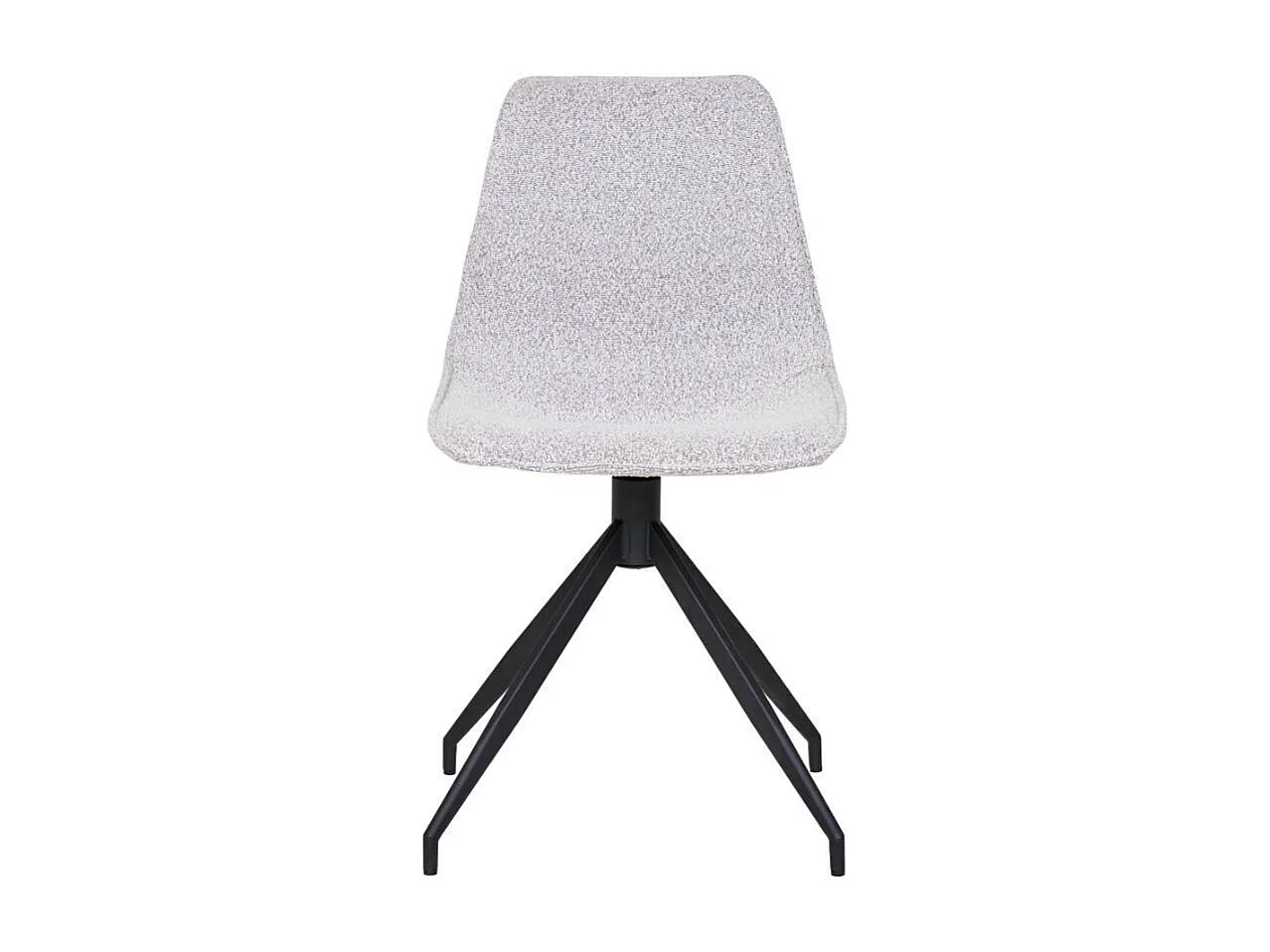 Polsterstuhl Küchenstuhl in Beige und Schwarz (2er Set)