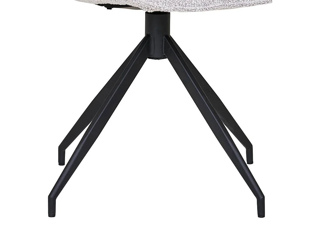 Polsterstuhl Küchenstuhl in Beige und Schwarz (2er Set)