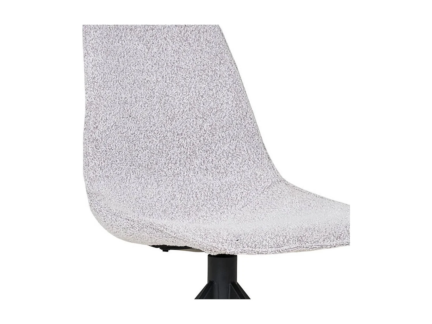 Polsterstuhl Küchenstuhl in Beige und Schwarz (2er Set)