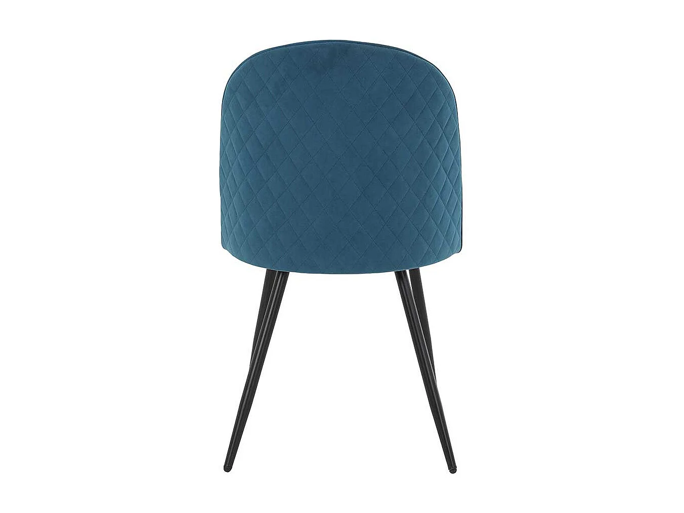 Polsterstuhl Esszimmer in Petrol Gestell aus Metall (4er Set)