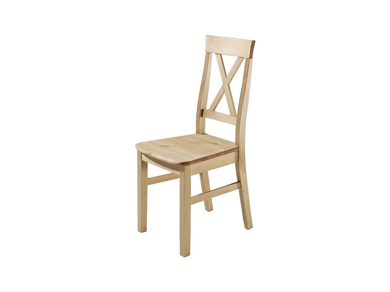 Küchenstuhl in Kieferfarben Landhaus Design (2er Set)