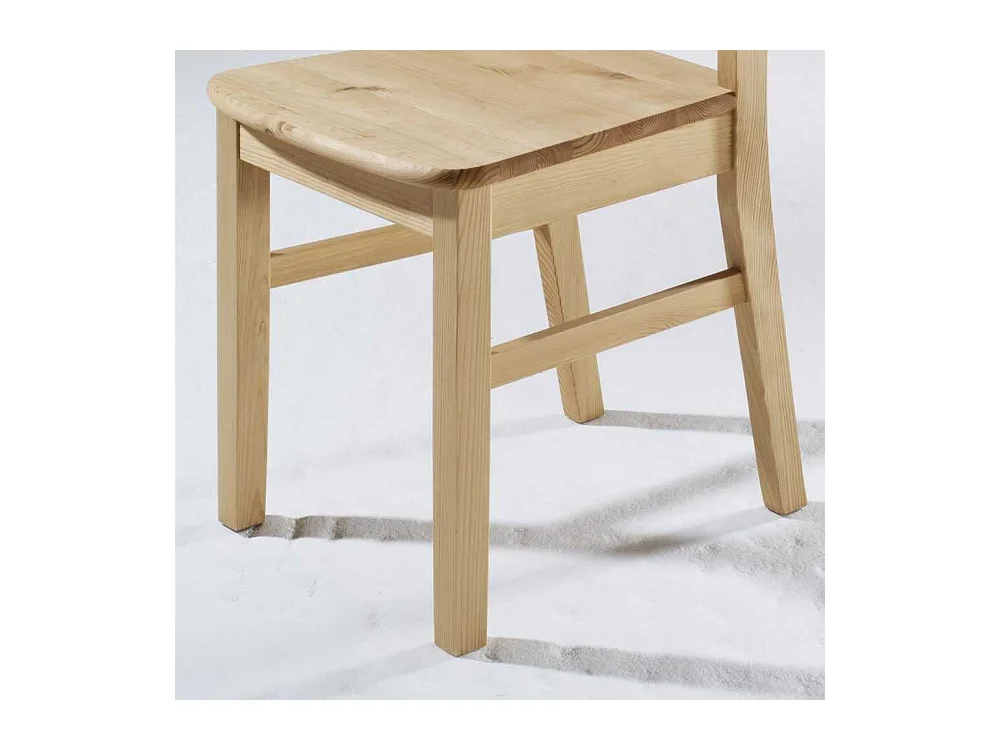 Küchenstuhl in Kieferfarben Landhaus Design (2er Set)