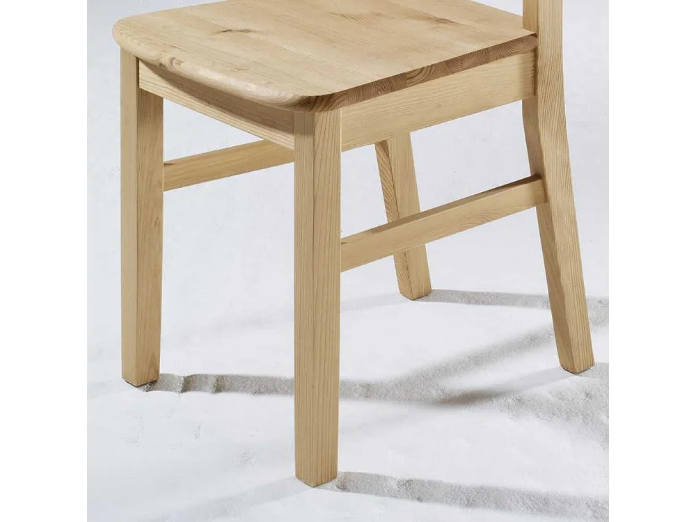 Küchenstuhl in Kieferfarben Landhaus Design (2er Set)