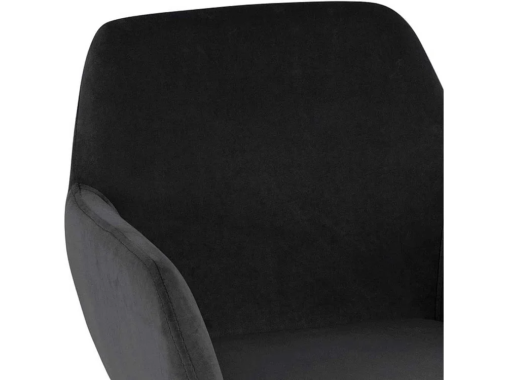 Polsterstuhl Esszimmer im Skandi Design Gestell aus Metall (2er Set)