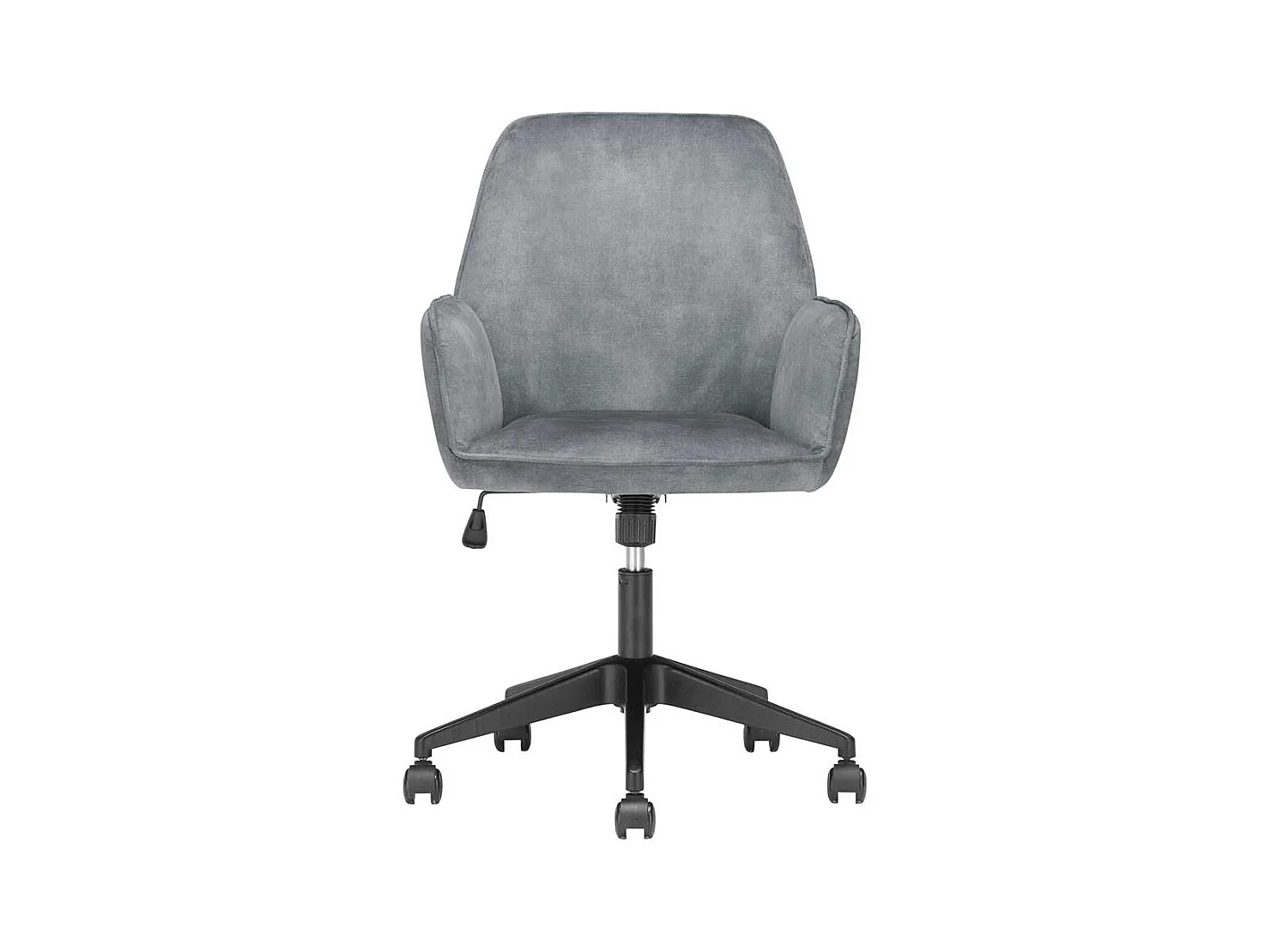 Drehbarer Polsterstuhl h�henverstellbar Bezug in Velours Optik