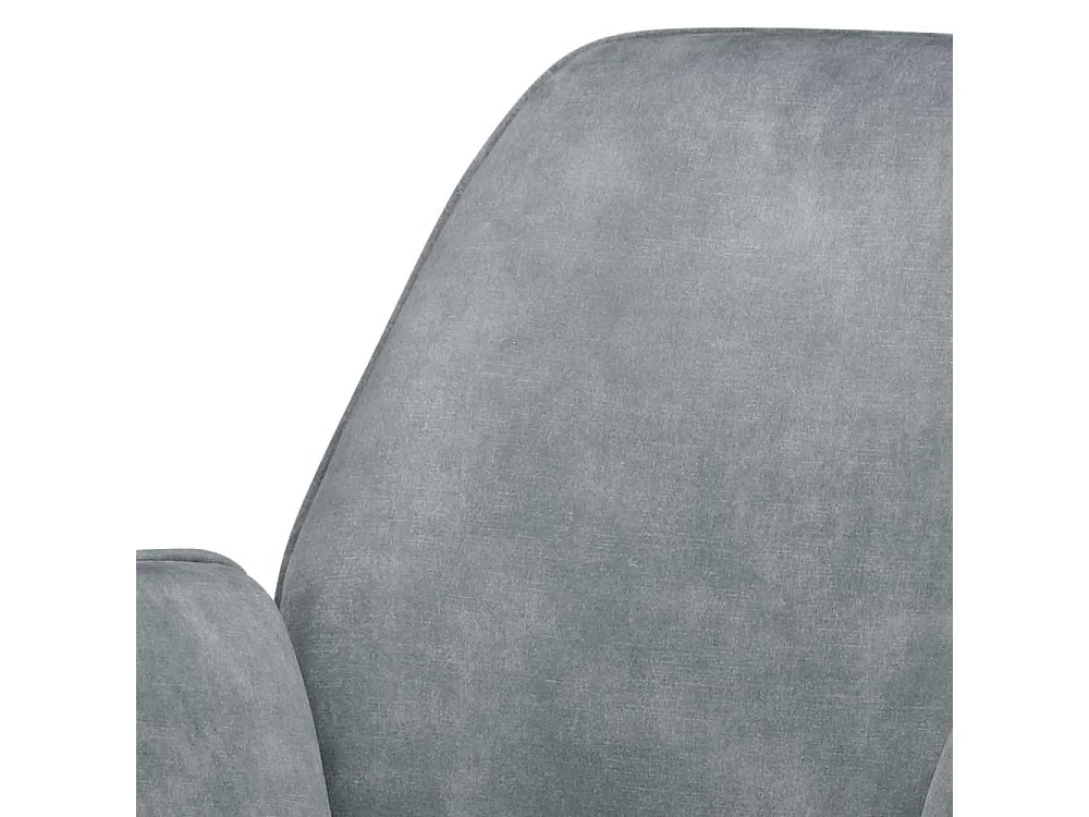 Drehbarer Polsterstuhl höhenverstellbar Bezug in Velours Optik