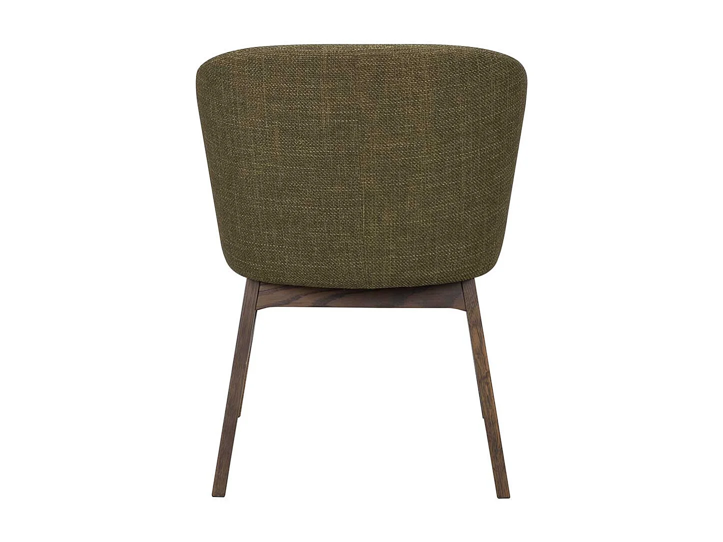 Essstuhl Set aus Eiche Massivholz Webstoff (2er Set)