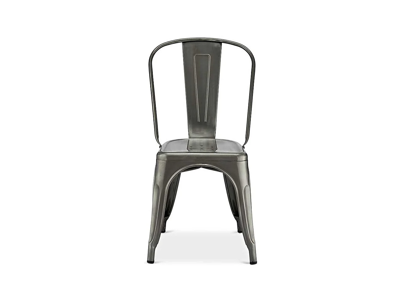 Esstisch St�hle in Silberfarben Stahl (4er Set)