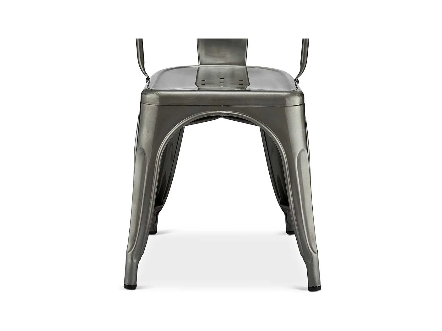 Esstisch St�hle in Silberfarben Stahl (4er Set)