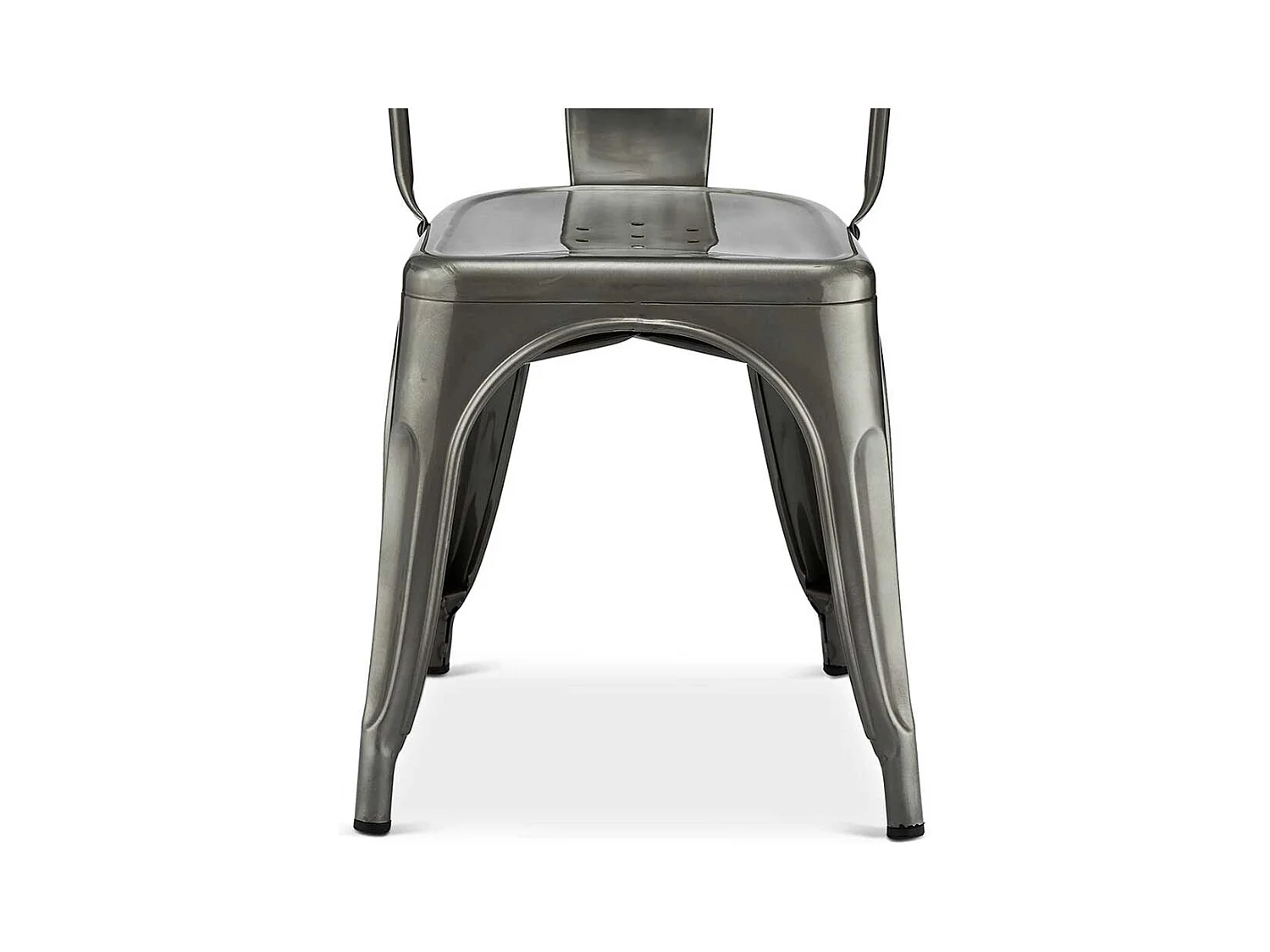 Esstisch St�hle in Silberfarben Stahl (4er Set)