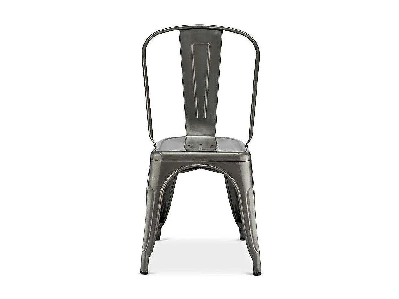 Esstisch St�hle in Silberfarben Stahl (4er Set)