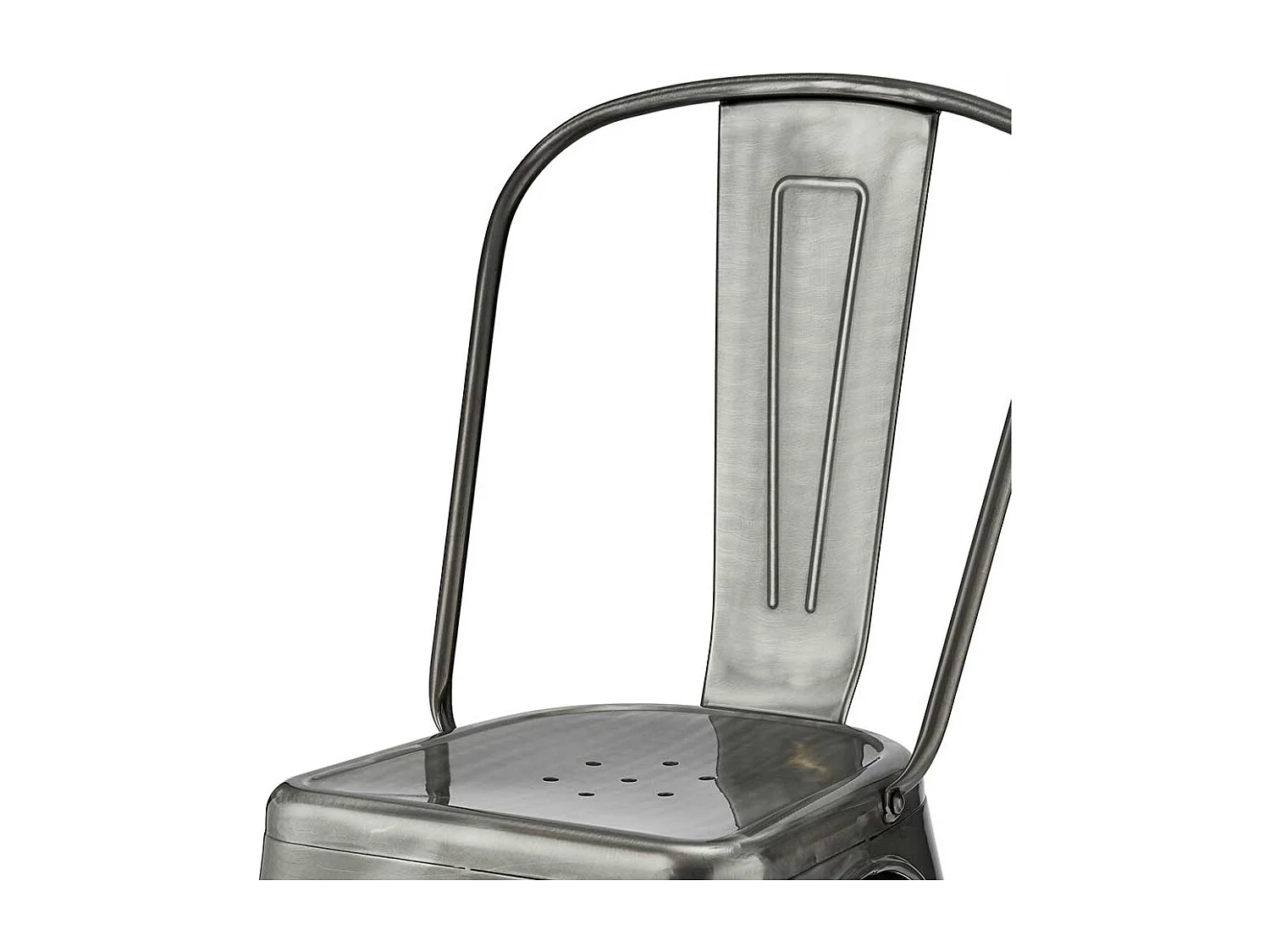 Esstisch St�hle in Silberfarben Stahl (4er Set)