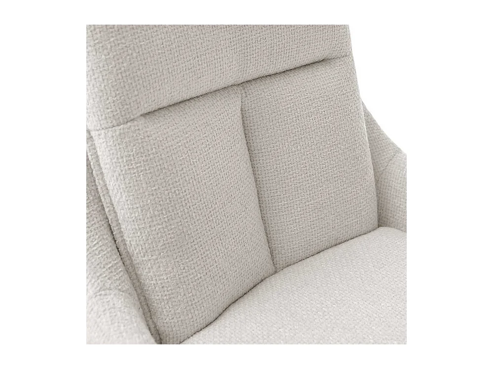 2 Stühle in Cremeweiß und Schwarz Gestell aus Metall (2er Set)