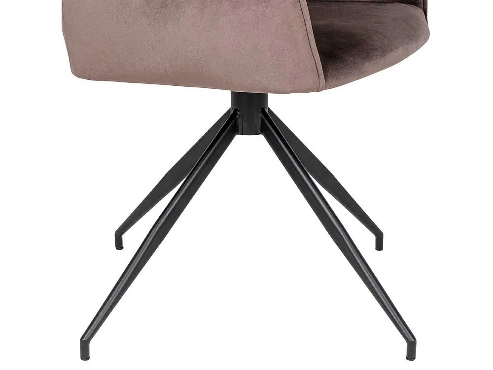 Esstisch Stühle Samt mit Rautensteppung Samt Bezug Taupe