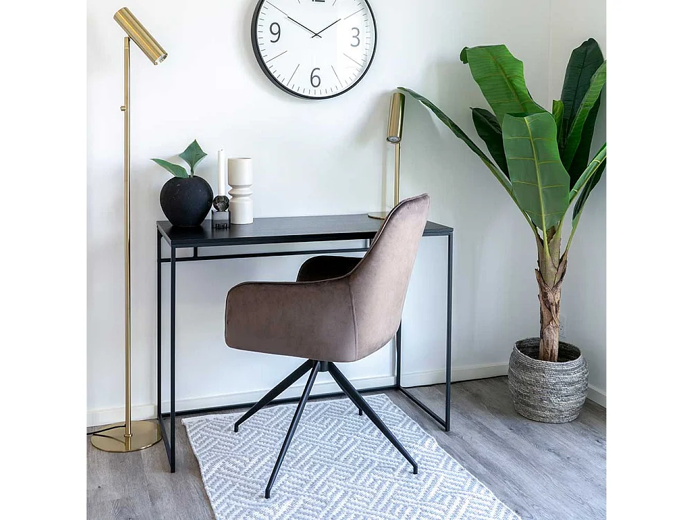 Esstisch Stühle Samt mit Rautensteppung Samt Bezug Taupe