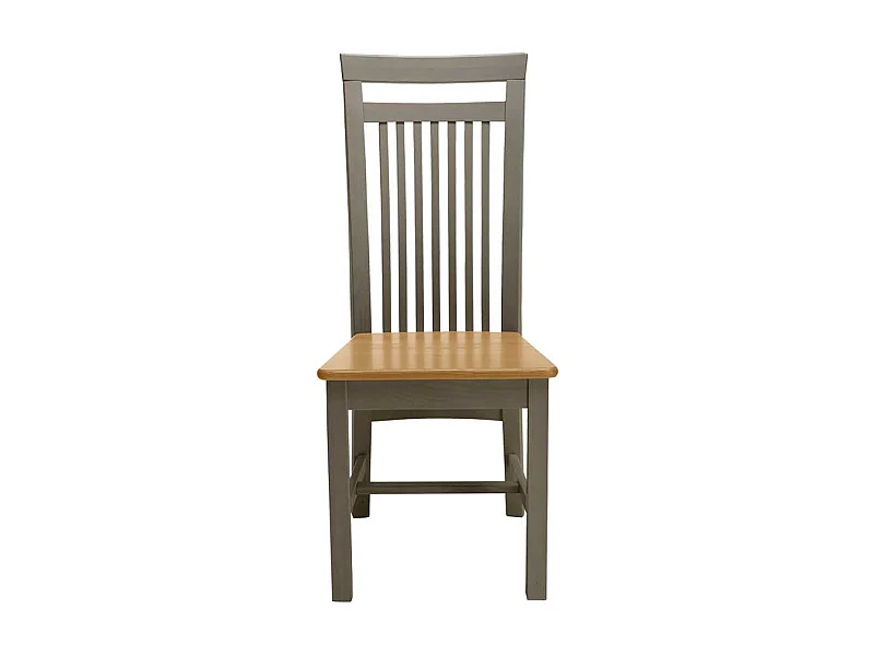 Esszimmerstuhl in Grau Laugenfarben Kiefer Massivholz (2er Set)