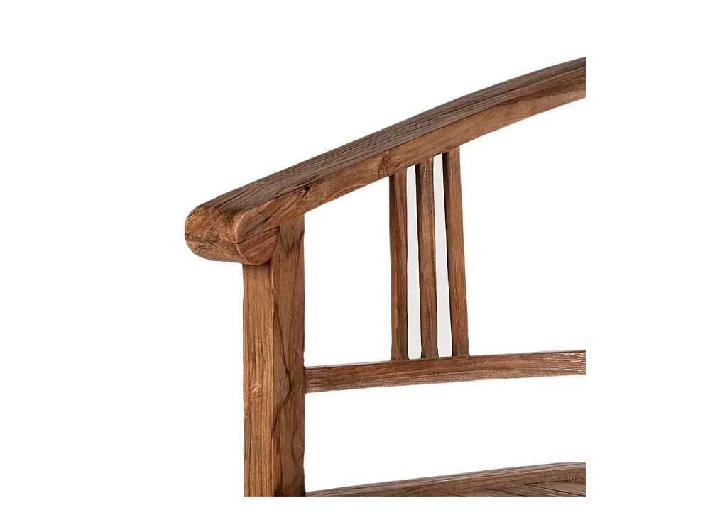 Holzstuhl aus Teak Massivholz mit Armlehnen