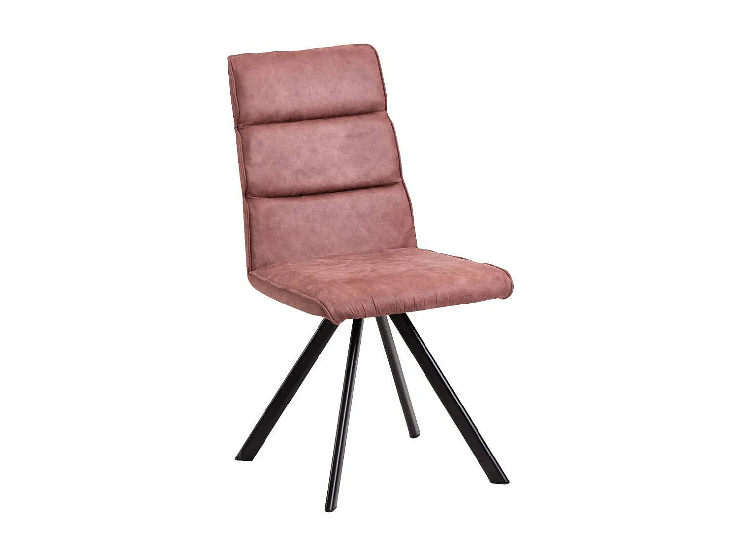 Esszimmerstuhl Polsterstuhl in Rosenholz mit gepolsterter Rückenlehne (2er Set)