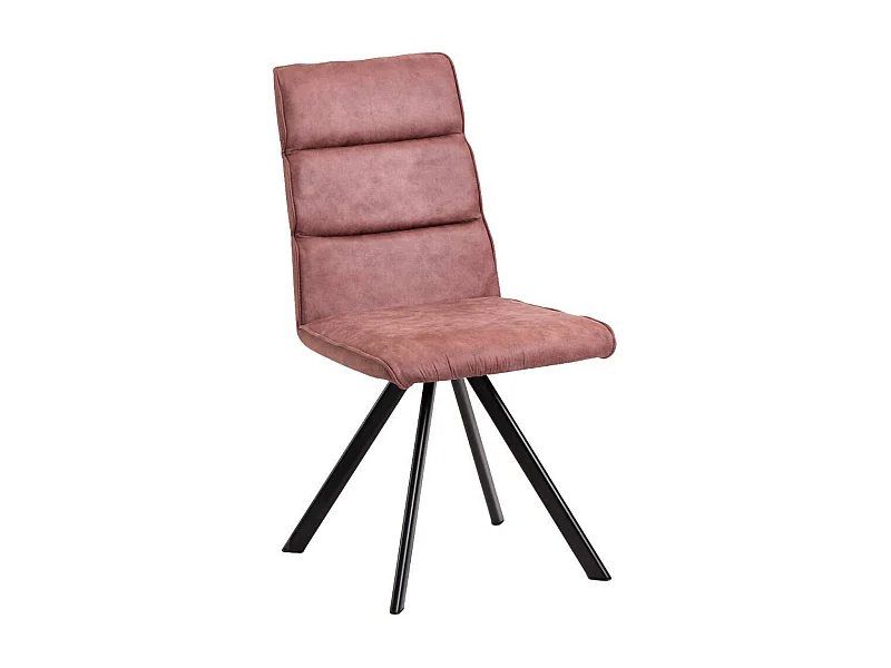 Esszimmerstuhl Polsterstuhl in Rosenholz mit gepolsterter Rückenlehne (2er Set)