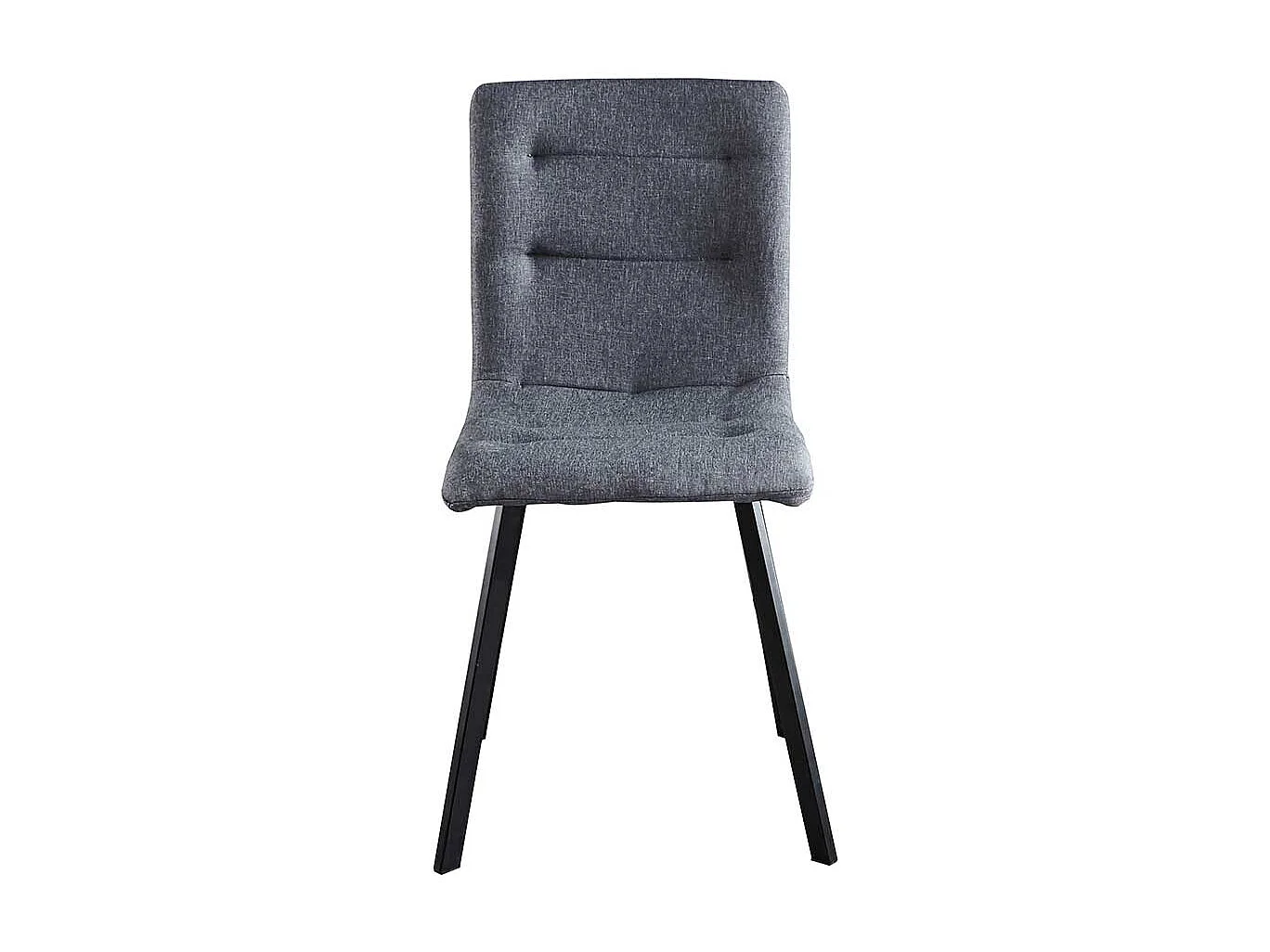 Esstischstühle in Hellgrau Webstoff 50 cm Sitzhöhe (2er Set)