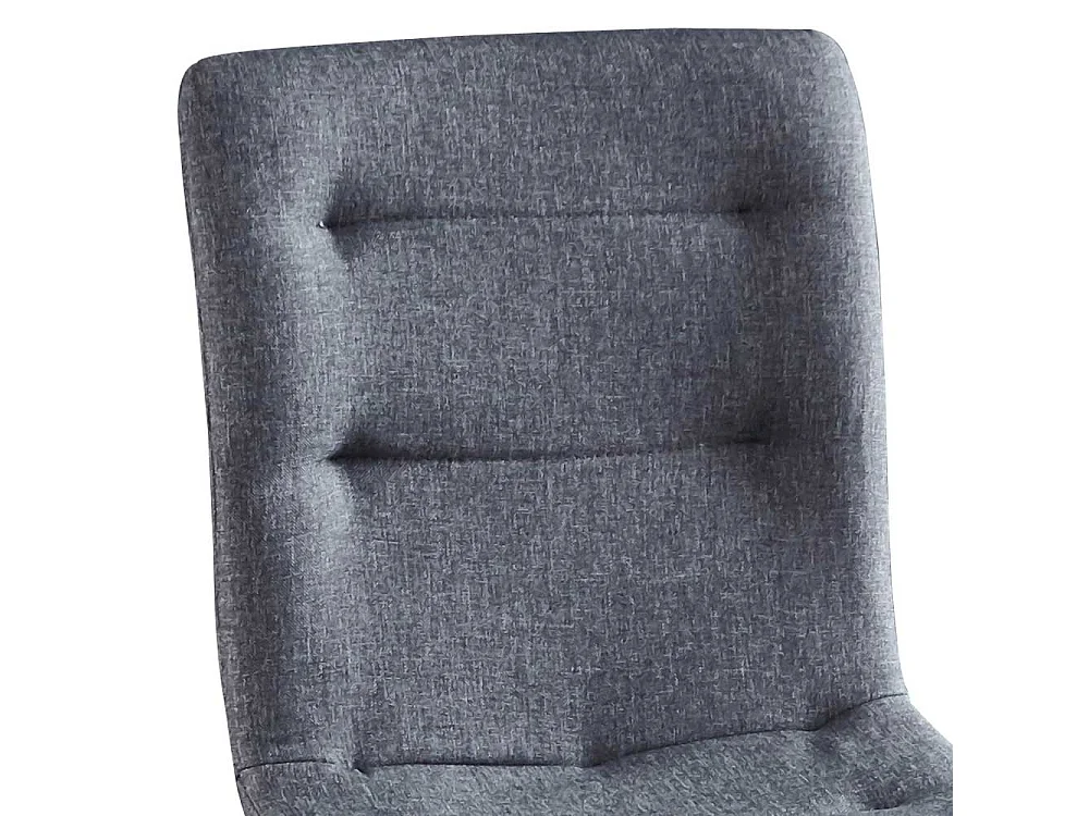 Esstischstühle in Hellgrau Webstoff 50 cm Sitzhöhe (2er Set)