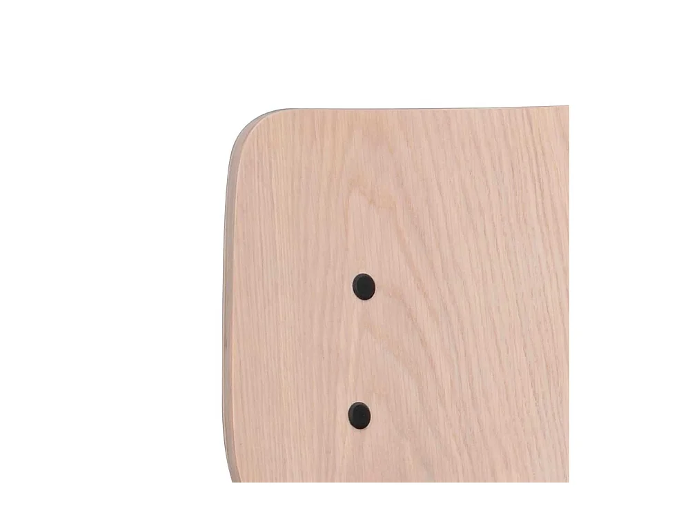 Essstuhl Set in Holz White Wash hell Grau (2er Set)