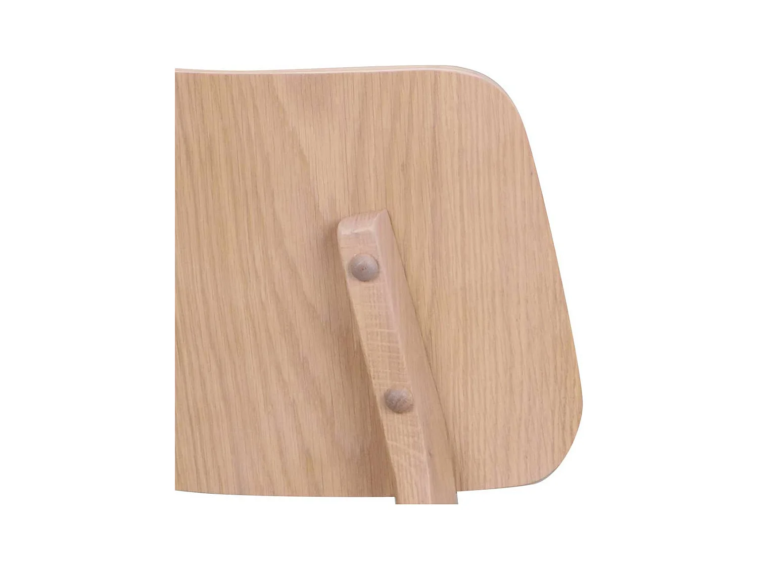 Essstuhl Set in Holz White Wash hell Grau (2er Set)