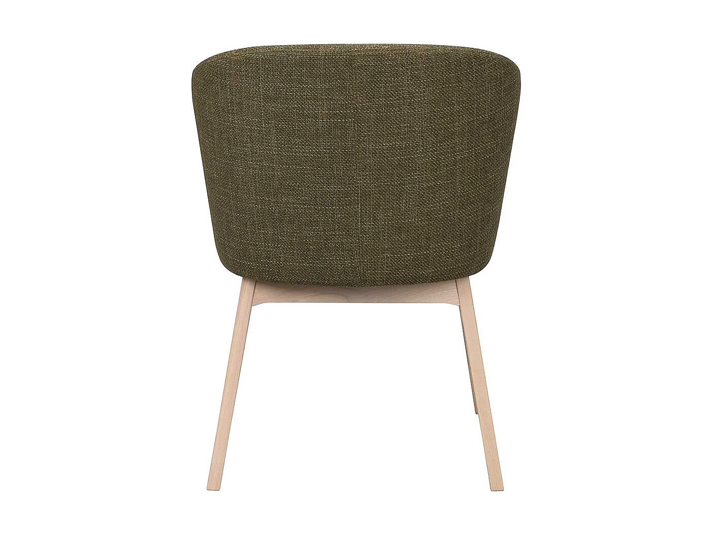 Armlehnenstuhl Set in Dunkelgrün Holz White Wash (2er Set)